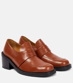 Dries Van Noten Leather loafer pumps | LYBSTORE