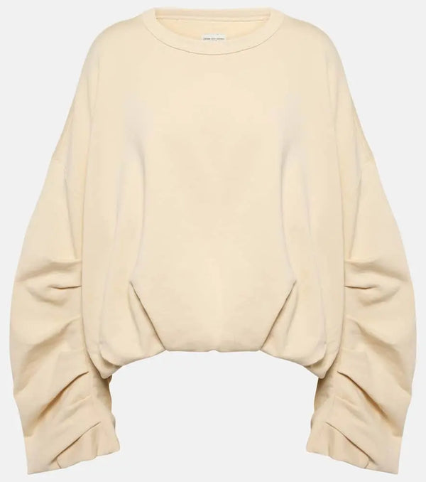 Dries Van Noten Oversized cotton jersey sweatshirt