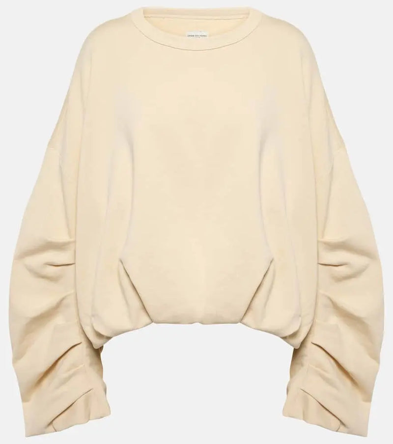 Dries Van Noten Oversized cotton jersey sweatshirt