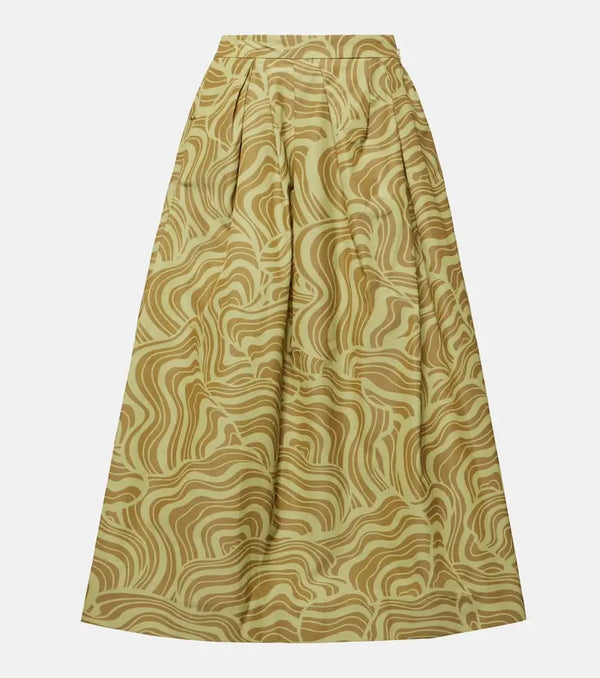 Dries Van Noten Printed midi skirt | LYBSTORE