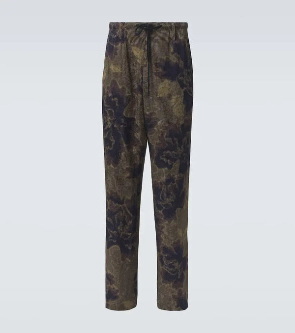 Dries Van Noten Printed straight pants | LYBSTORE