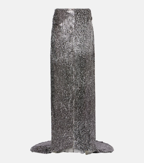 Dries Van Noten Sequined maxi skirt