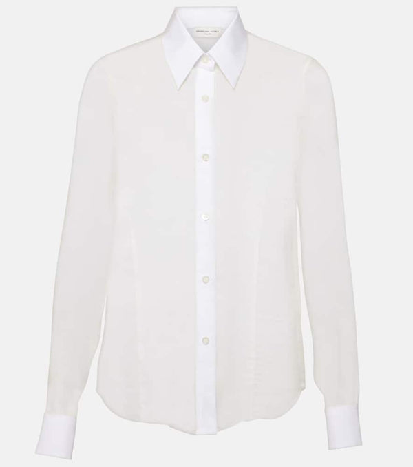 Dries Van Noten Silk and cotton shirt