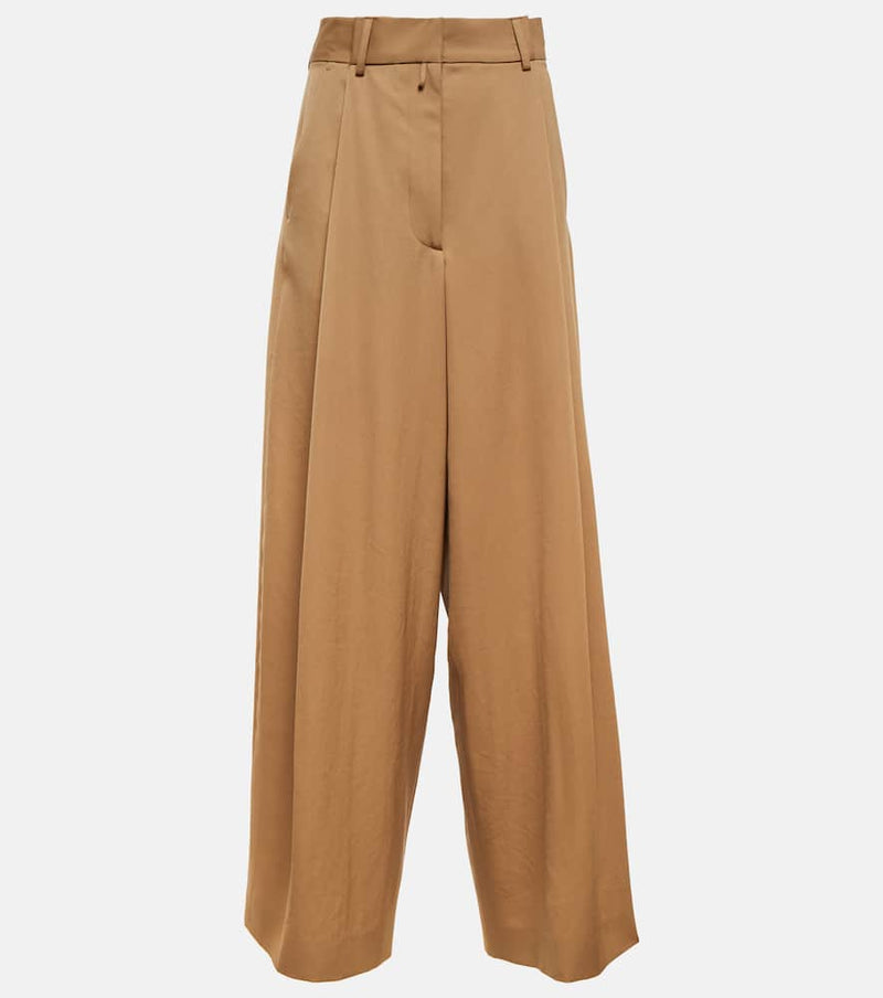 Dries Van Noten Wide-leg wool pants