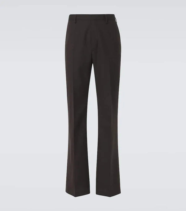 Dries Van Noten Wool toile flared pants