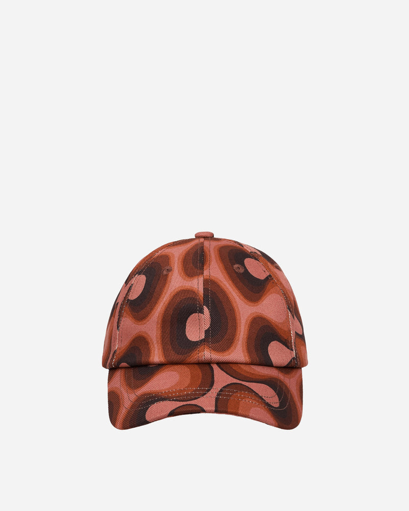 Dries Van Noten Printed Cotton Cap Salmon