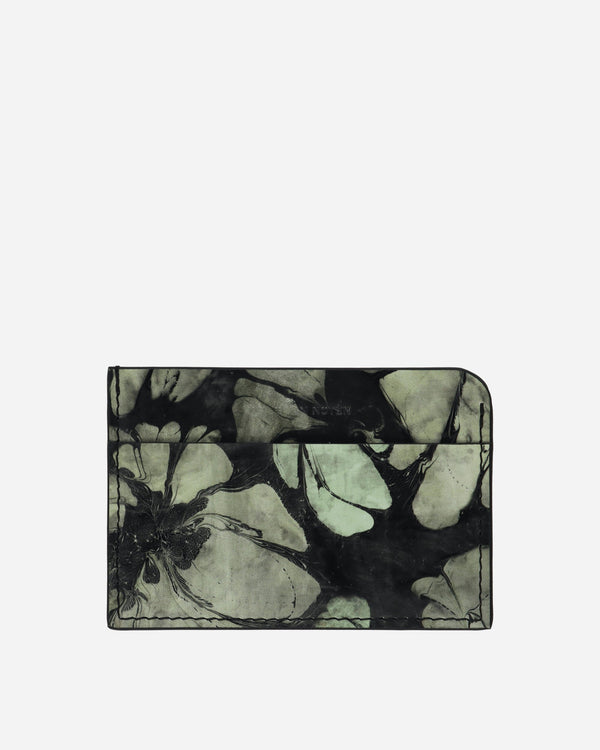 Dries Van Noten Leather Cardholder Green