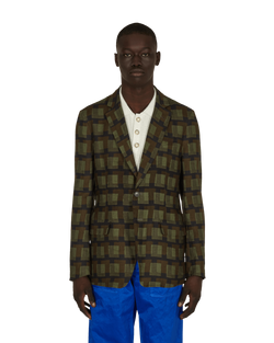 Dries Van Noten Len Lye Boxing Blazer Green