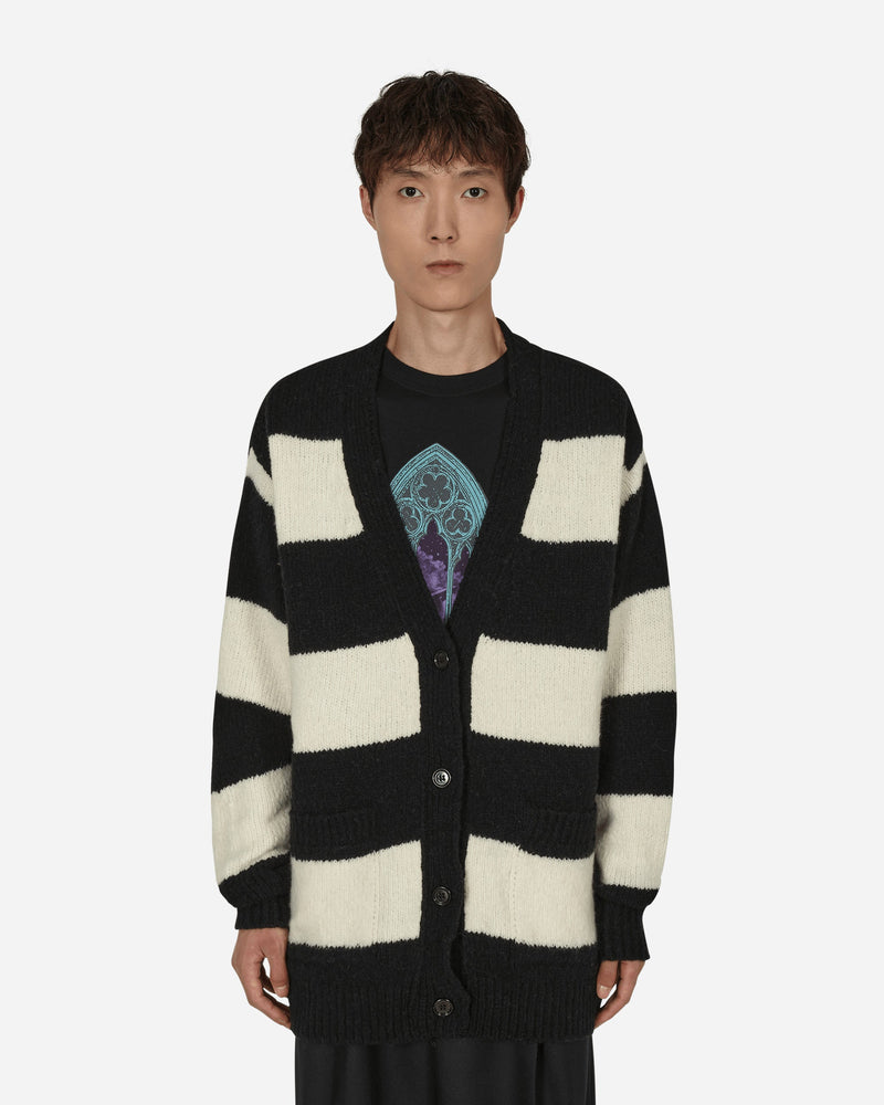 Dries Van Noten Striped Cardigan Black