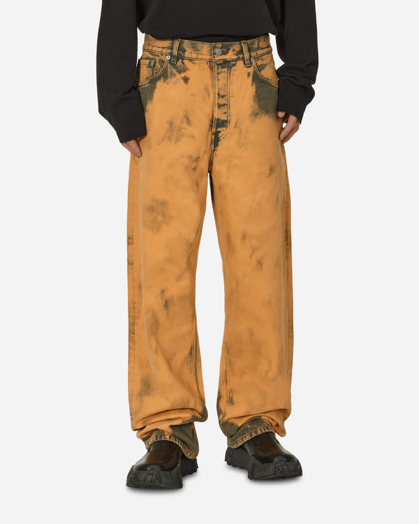 Dries Van Noten Loose Fit Tie-Dye Jeans Light Rust