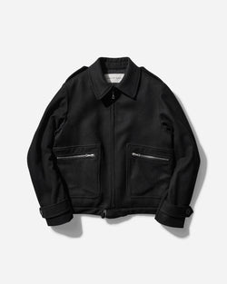 Dries Van Noten Wool Zipped Jacket Black