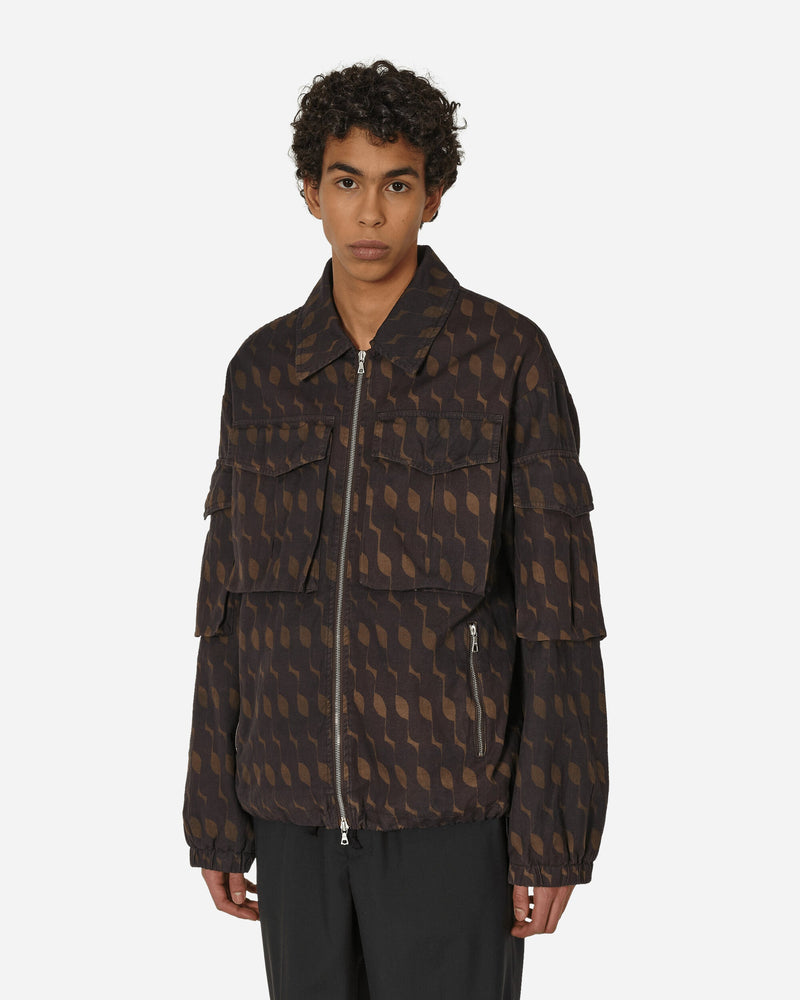 Dries Van Noten Loose Overdyed Jacket Purple