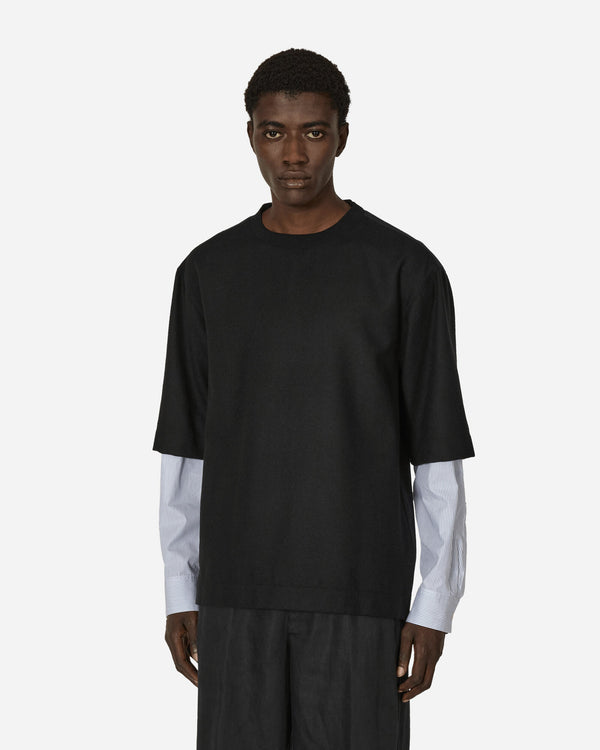 Dries Van Noten Boxy Cotton T-Shirt Black