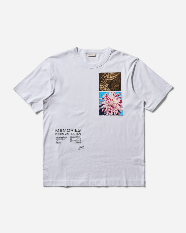 Dries Van Noten Men s Show T-Shirt White