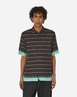 Dries Van Noten Printed Shortsleeve Shirt Brown