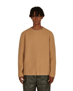 Dries Van Noten Task Crewneck Sweater Brown