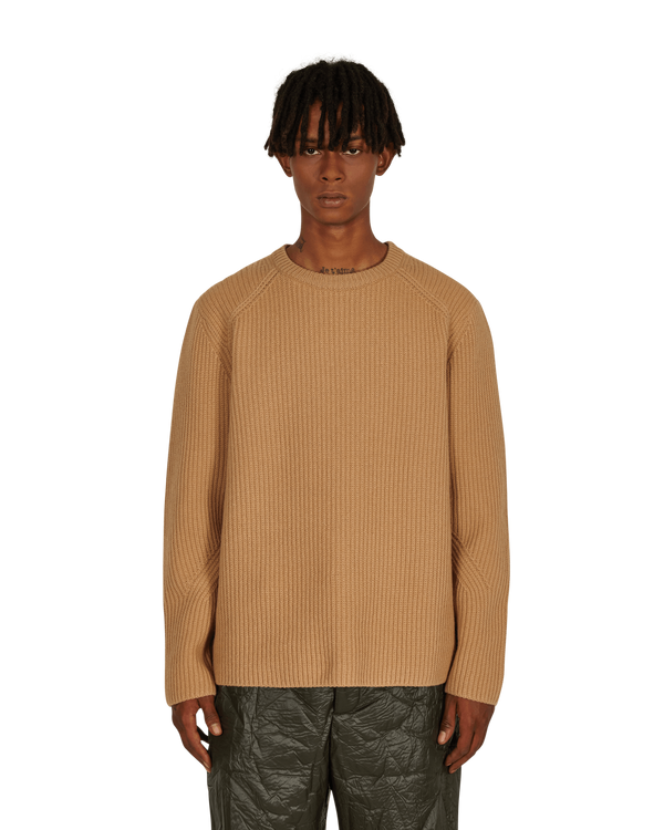 Dries Van Noten Task Crewneck Sweater Brown