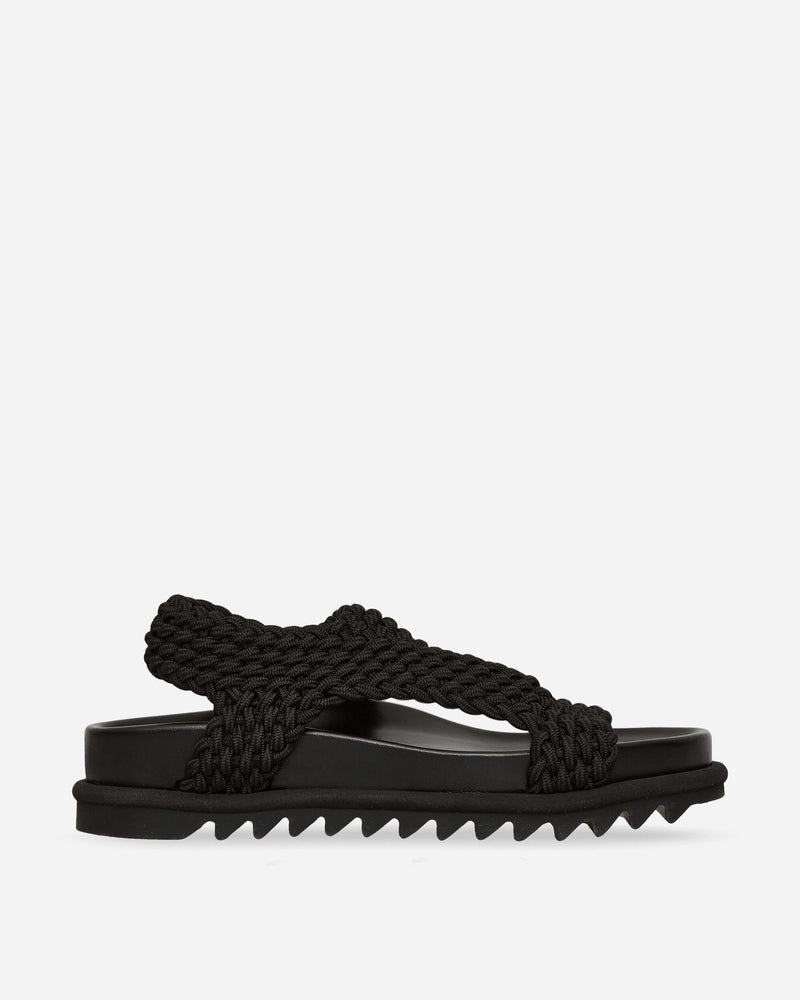 Dries Van Noten Woven Sandals Black