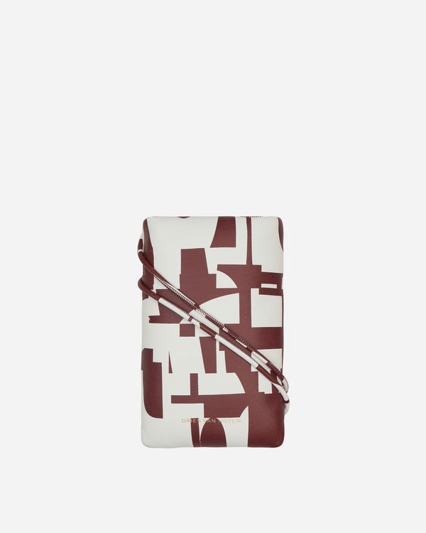 Dries Van Noten Leather iPhone Case Red