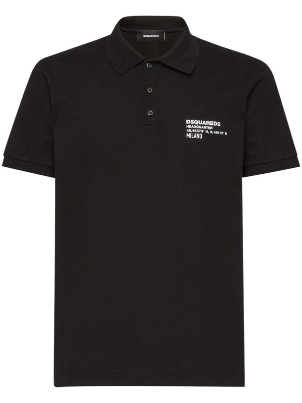 Dsquared2 Logo Cotton Polo Shirt