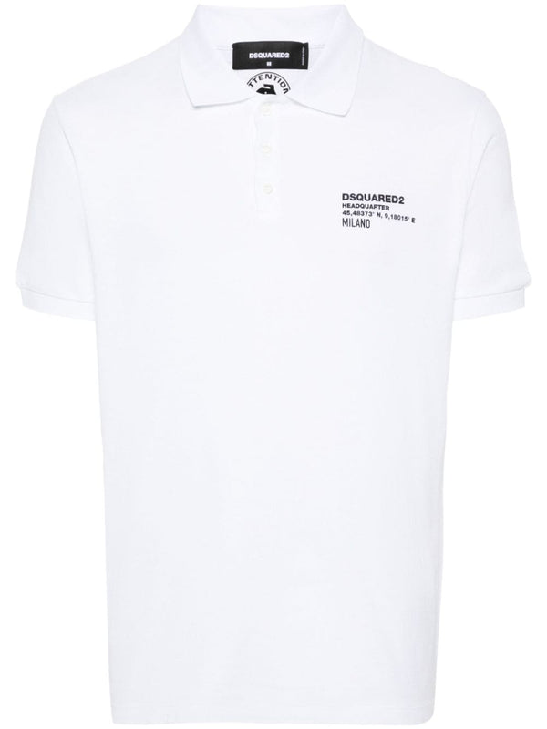 Dsquared2 Logo Cotton Polo Shirt