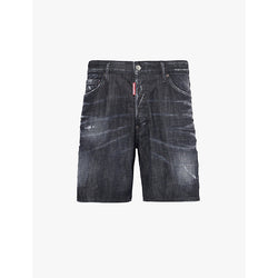 Mens Dsquared2 Marine five-pockets regular-fit stretch-denim shorts