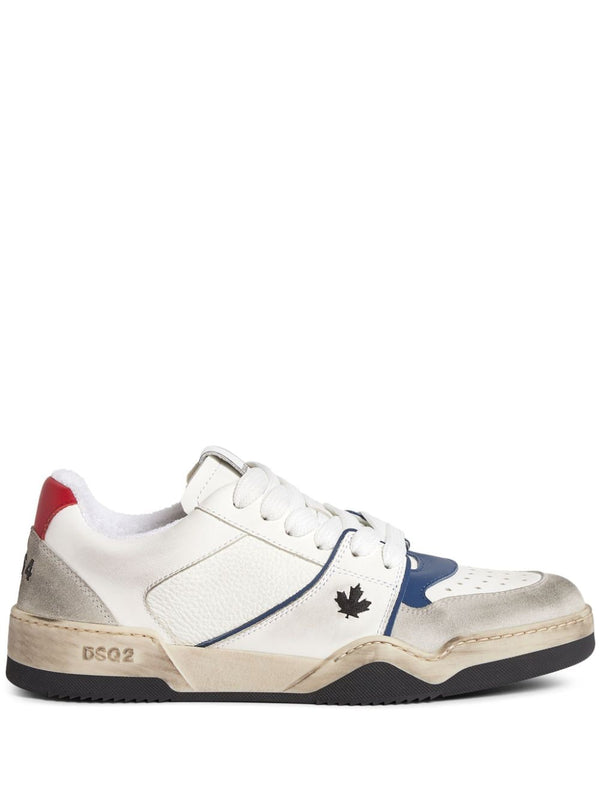 Dsquared2 Spike Leather Sneakers