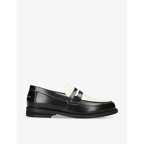 Mens Duke & Dexter Wilde penny leather loafers