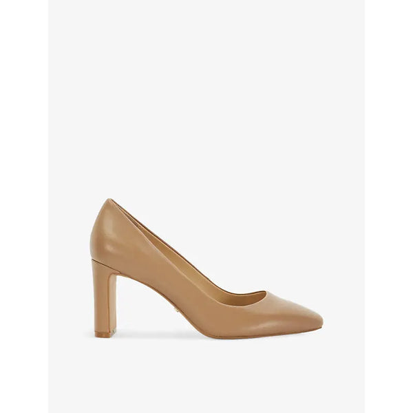 Dune Arriving closed-toe leather heeled courts