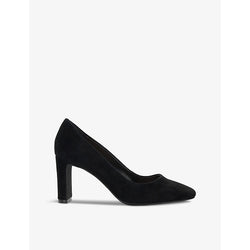 Dune Arriving closed-toe suede heeled courts