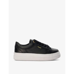 Dune Eastern logo-print platform leather low-top trainers | Dune