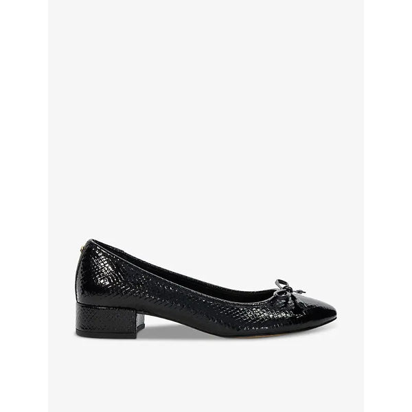 Dune Hollies heeled leather ballet flats