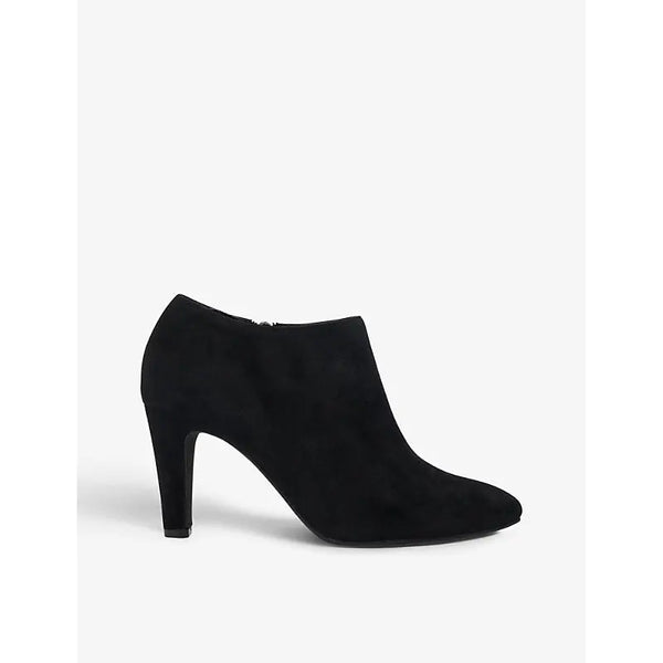 Dune Opinion block-heel suede ankle boots