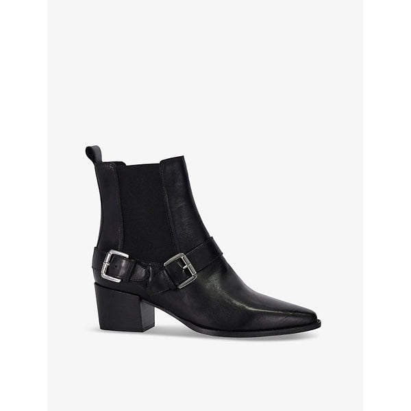 Womens Dune Panino buckle-embellished heeled leather ankle boots