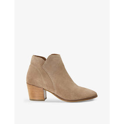 Womens Dune Parlor cropped-length suede ankle boots