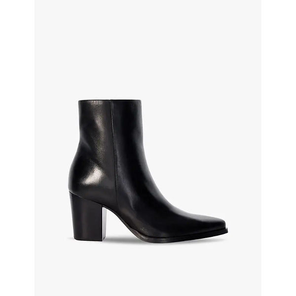 Dune Paxten pointed-toe leather ankle boots