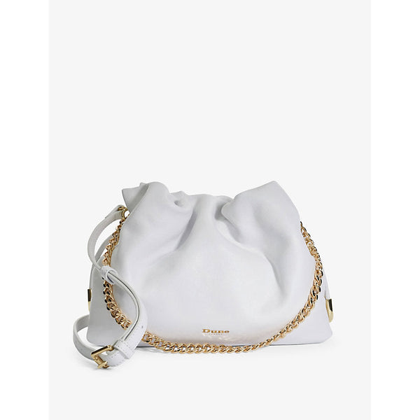 Dune Primrose drawstring leather shoulder bag | LYBSTORE