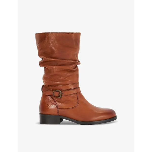 Dune Tasa slouch leather boots