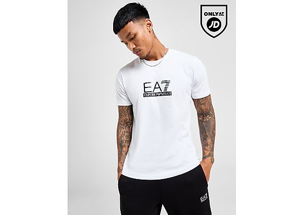 EA7 Emporio Armani Carbon Logo T-Shirt White