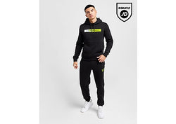 EA7 Emporio Armani Chest Tape Overhead Tracksuit Black