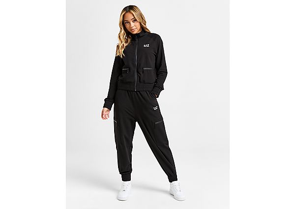 EA7 Emporio Armani Full Zip Cargo Tracksuit Black