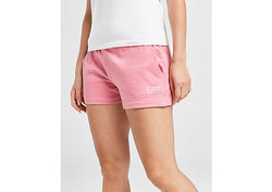 EA7 Emporio Armani Logo Fleece Shorts Pink