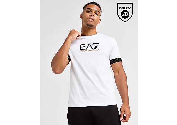 EA7 Emporio Armani Tape Logo T-Shirt White