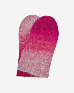 ERL Gradient Knit Gloves Pink