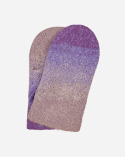 ERL Gradient Knit Gloves Purple