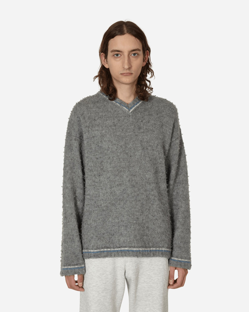 ERL Washed V-Neck Sweater Grey