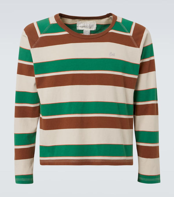 ERL Striped cotton jersey T-shirt