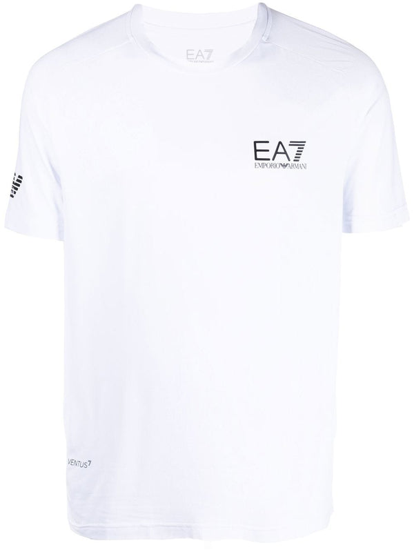 Ea7 Logo Nylon T Shirt