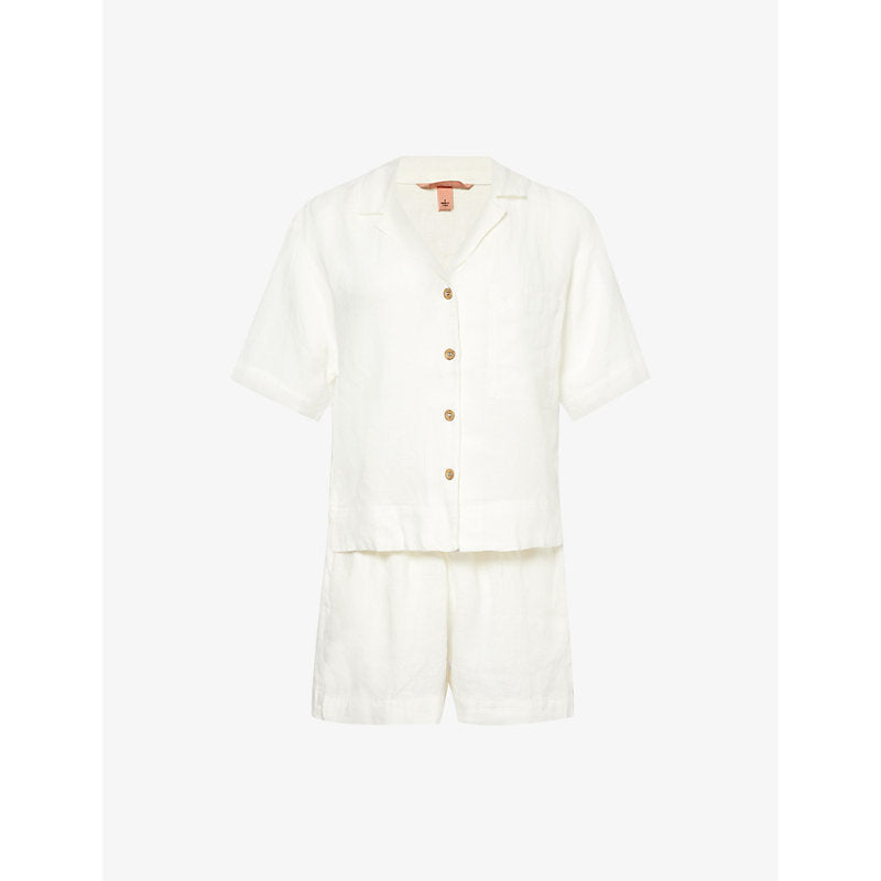 Eberjey Relaxed-fit linen pyjama set | LYBSTORE