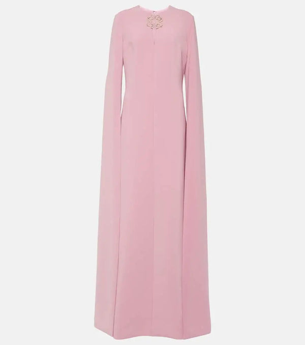 Elie Saab Embellished caped gown | LYBSTORE